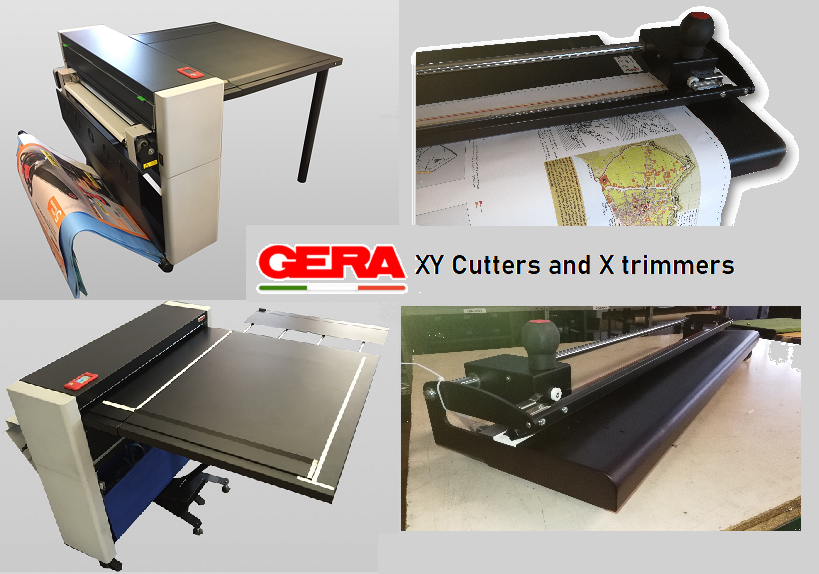 XY paper cutters and X trimmers